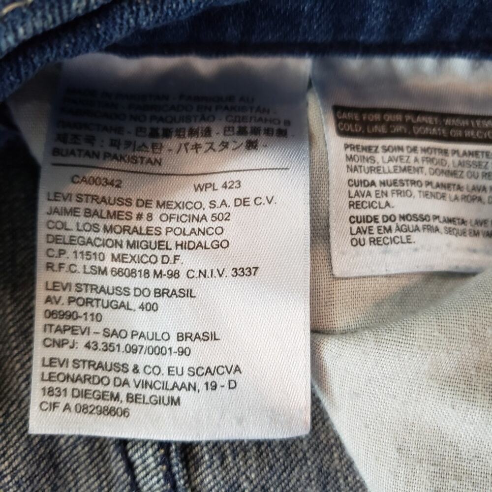 Levi's Bootcut Jeans Women 10 Blue Denim 515 Mid Rise 5 pocket Red Tag - Picture 6 of 7